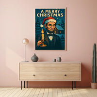 A Merry Christmas With A Presidential Poster
