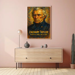 Zachary Taylor Presidential Portrait Poster