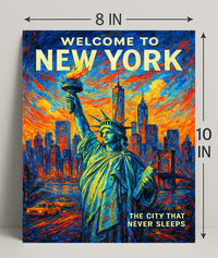 Welcome to New York Poster PosterGoat