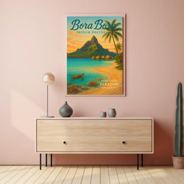 Bora Bora Discover Paradise Poster