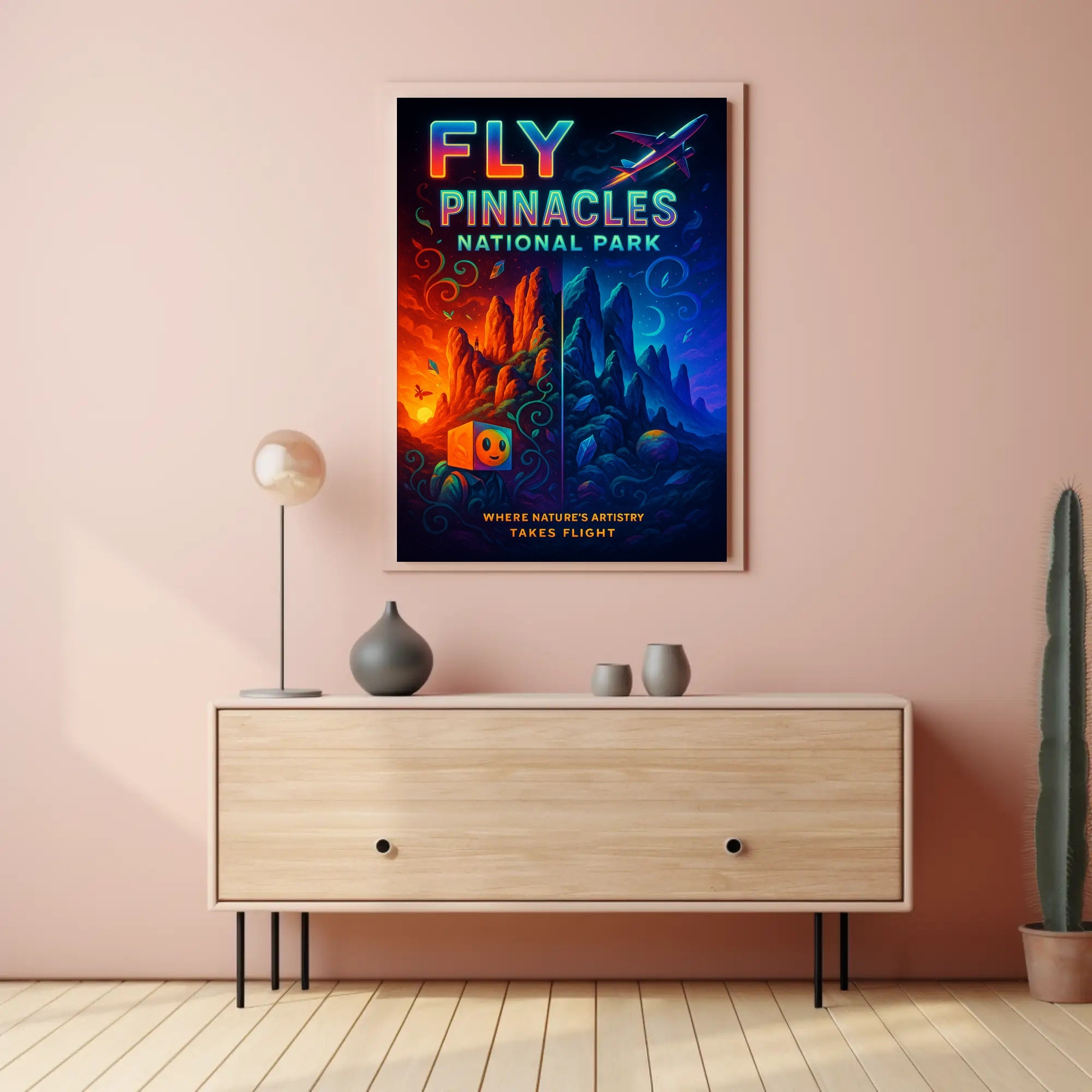 Fly Pinnacles National Park Art Print
