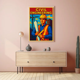 Civil Engineering Vision Poster