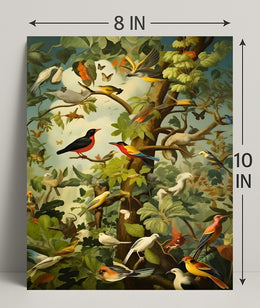 Birds Of Paradise William Morris Art Poster