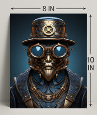 Steampunk Visionary Poster PosterGoat