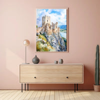 Slovakia Devin Castle Ruins Scenic View Wall Decor Poster