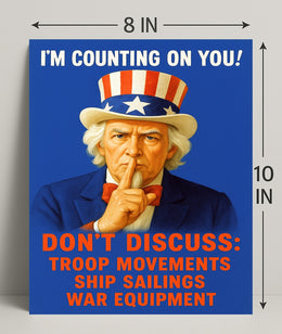 I'm Counting on You! Poster PosterGoat