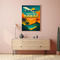 Discover Hawaii Travel Poster Adventure Awaits PosterGoat