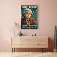 Albert Einstein Theory Of Relativity Poster