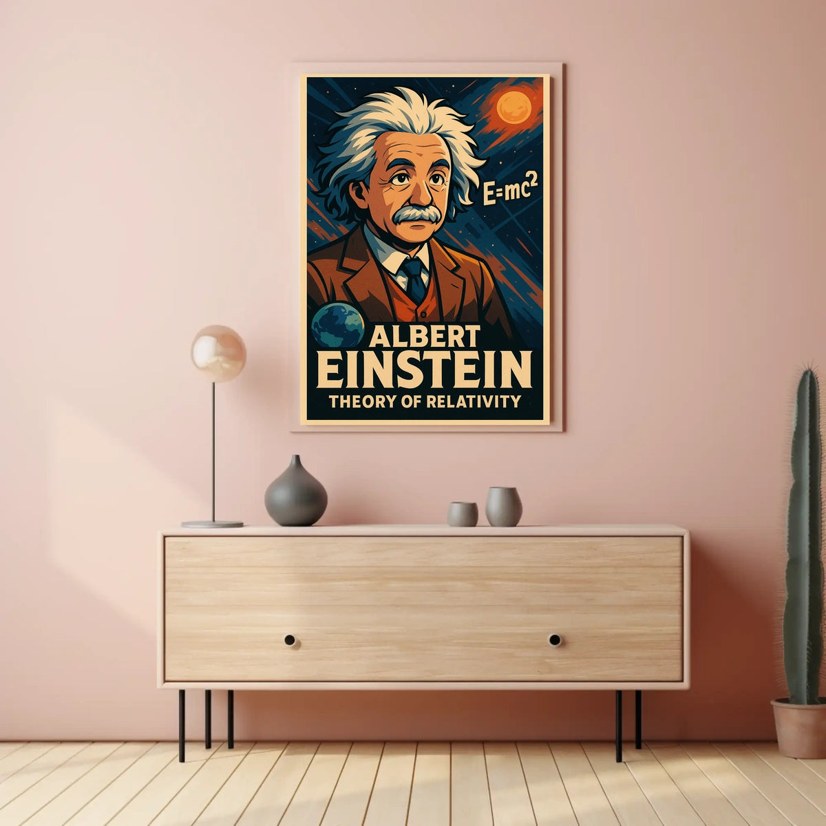 Albert Einstein Theory Of Relativity Poster