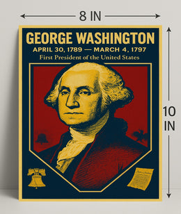 George Washington First President Poster PosterGoat