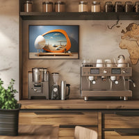 Surreal Desert Dreamscape in Abstract or Artistic Poster