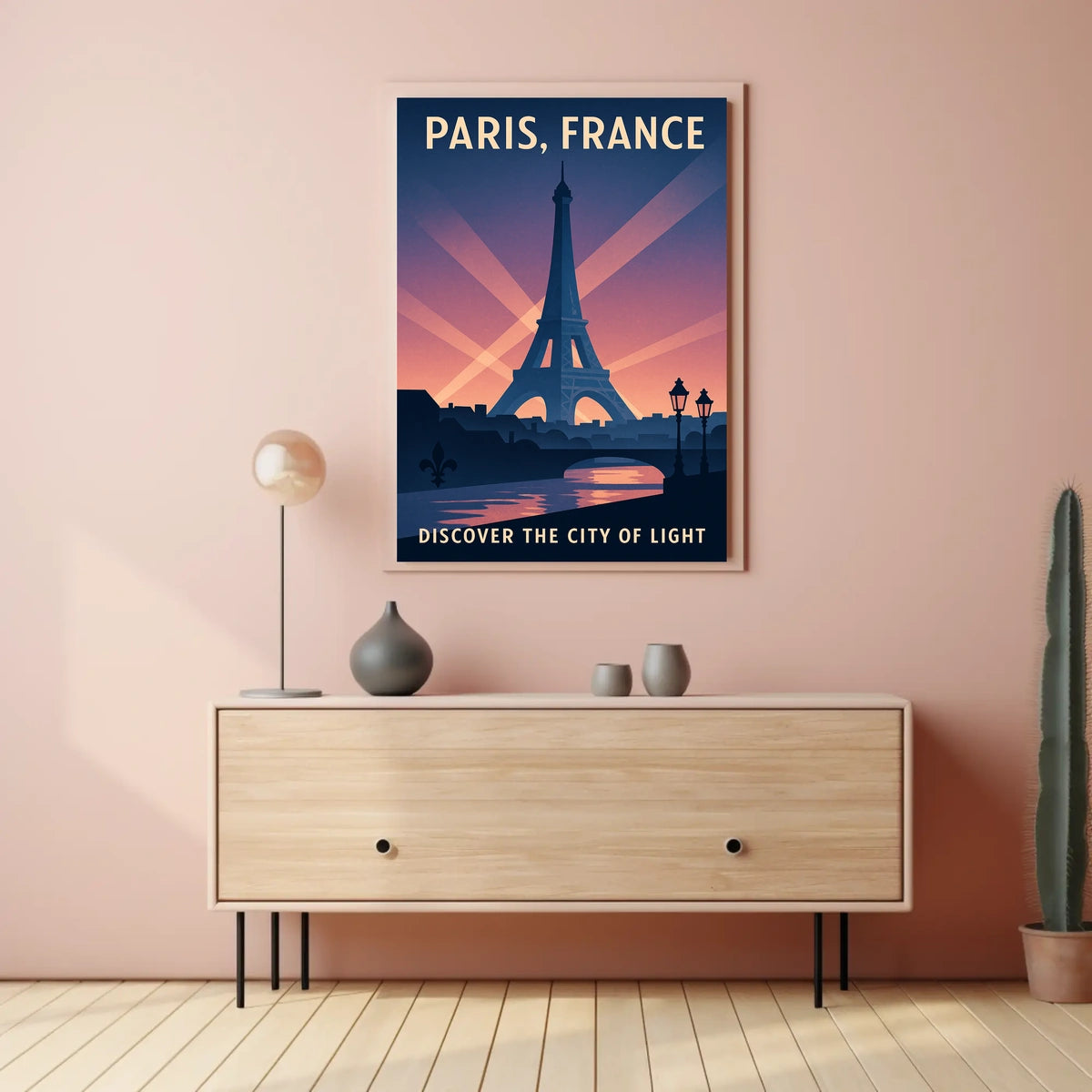 Discover Paris The City Of Light Poster