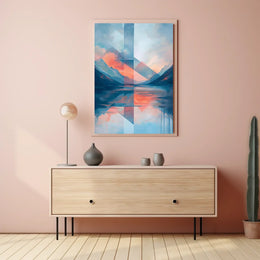 Vintage Travel Destination Art Deco Style Poster
