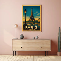 Paris, France Travel Poster