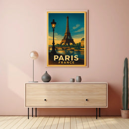 Paris, France Travel Poster