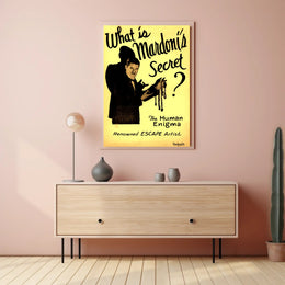 Mardoni's Magical Escape Vintage Artistic Pop Culture Poster