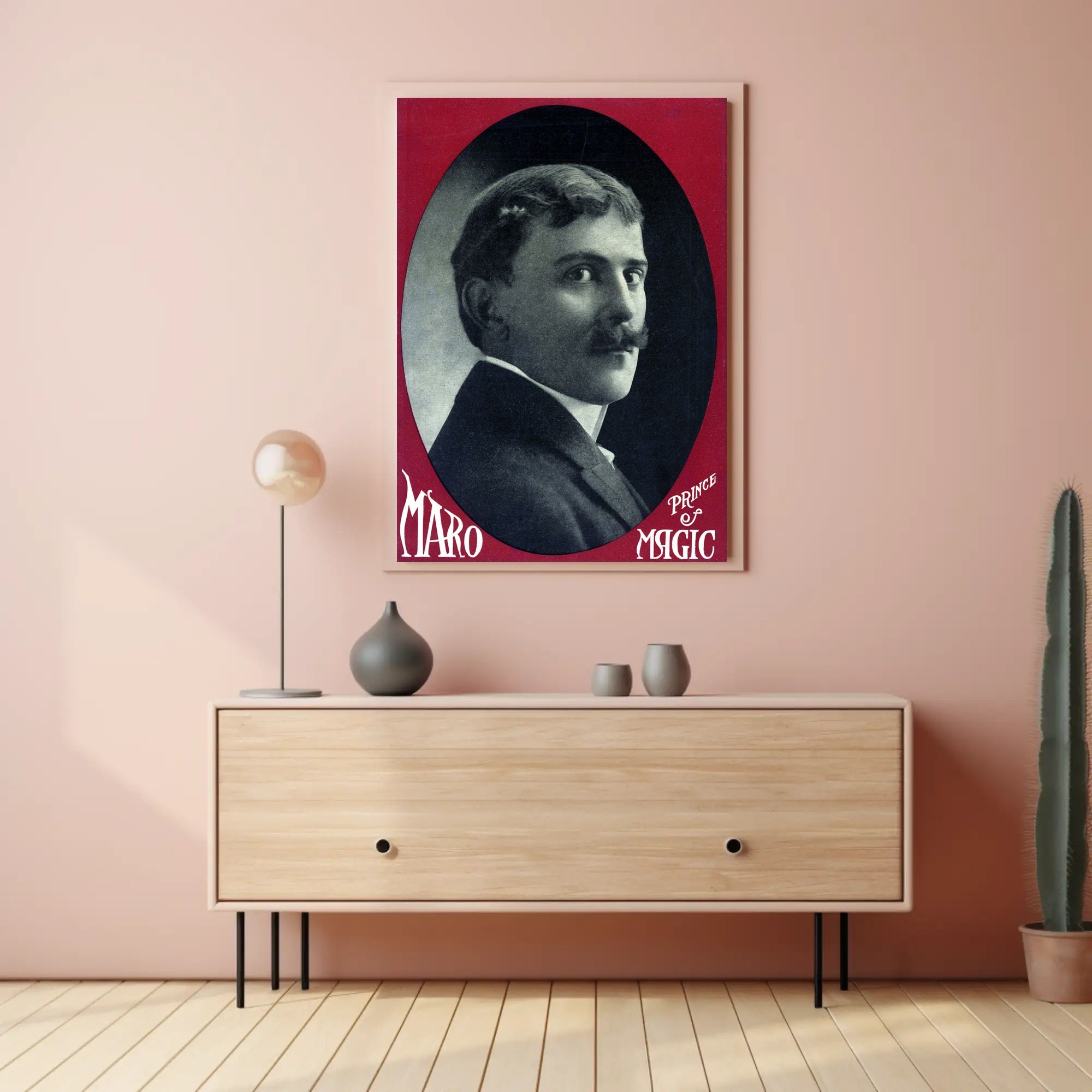 Maro Magic Vintage Entertainer Historical or Presidential Poster