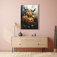 Haunted Pumpkins Poster