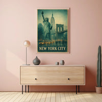 Iconic New York City Vintage Poster For Home Decor Fans