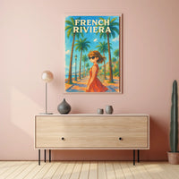 French Riviera Adventure Poster