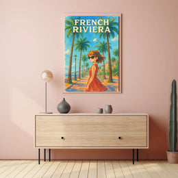 French Riviera Adventure Poster