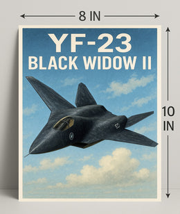 YF-23 Black Widow II Poster PosterGoat