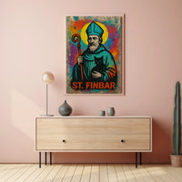 St. Finbar Street Art Poster
