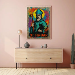 St. Finbar Street Art Poster