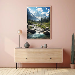 Kings Canyon National Park Vintage Poster Print