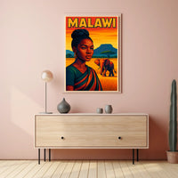 Malawi A Vibrant Portrait Poster