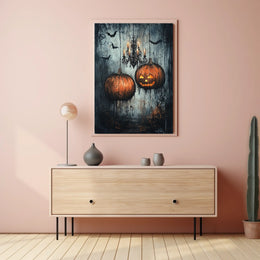 Halloween Night Jack-o'-Lantern Glow Artistic Poster