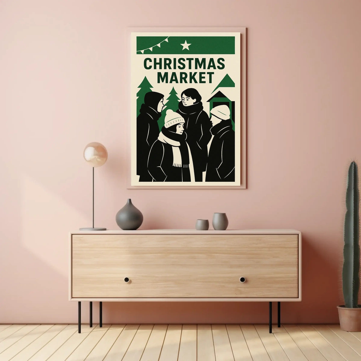 Christmas Market Celebration Poster