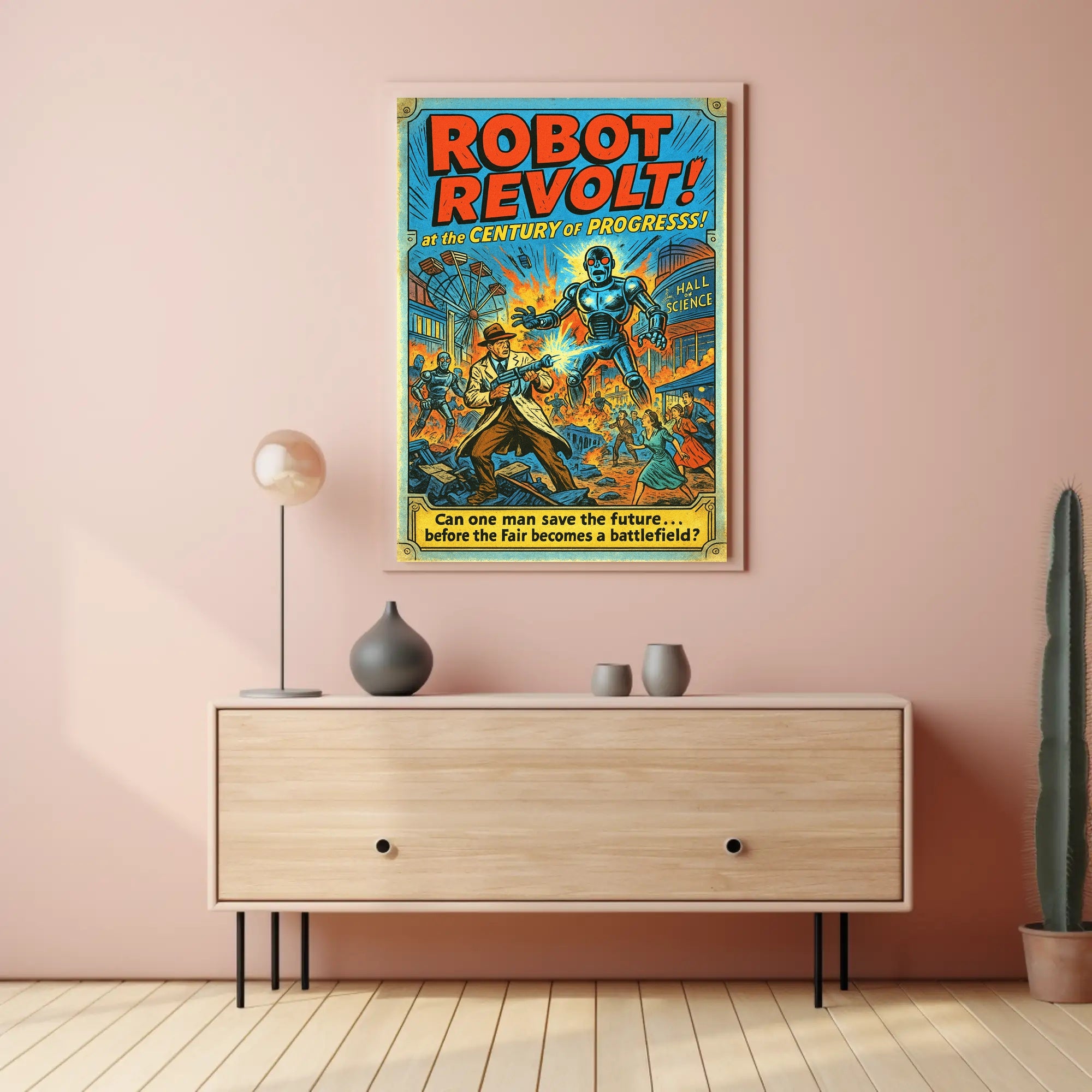 Robot Revolt at the Century of Progress Poster PosterGoat