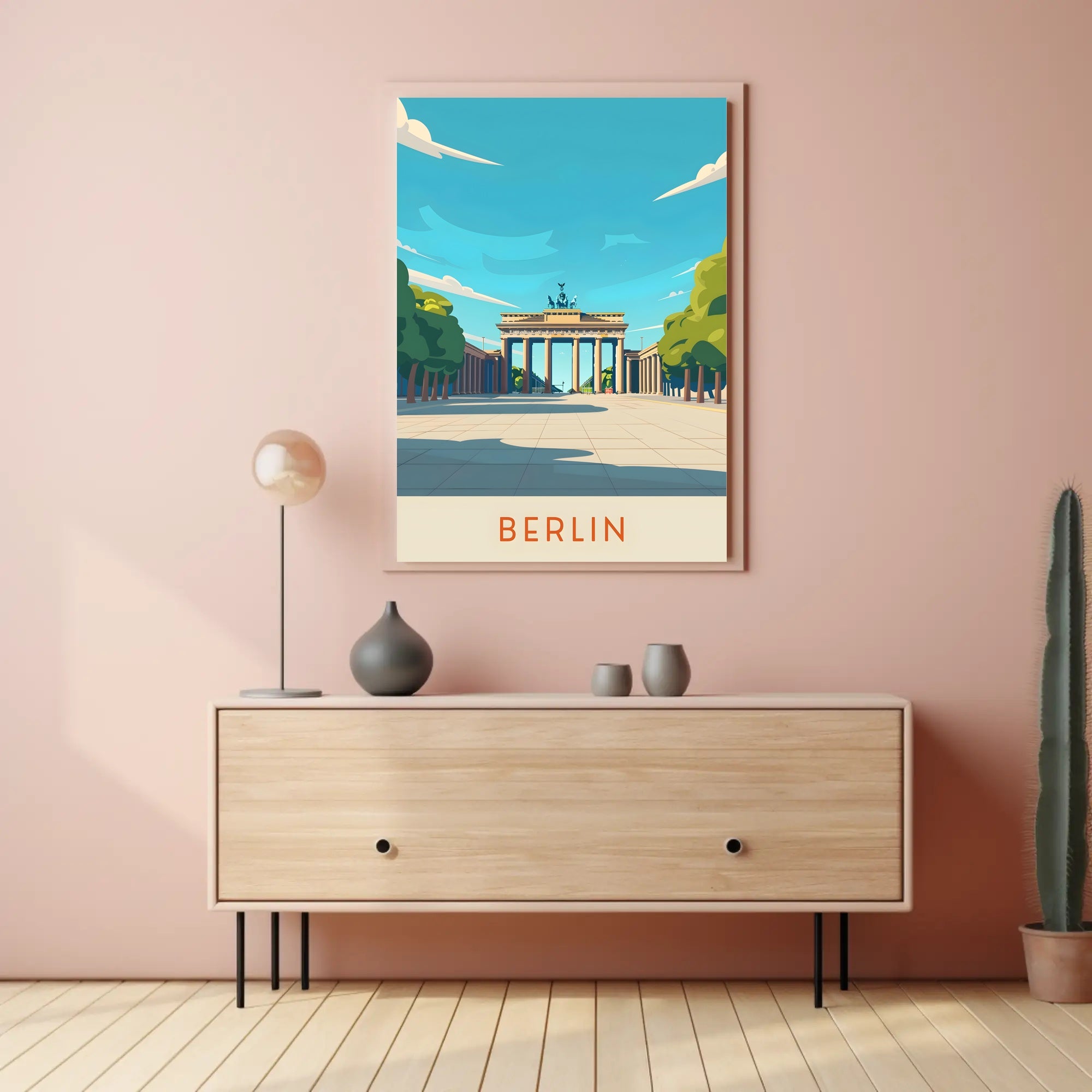 Scenic View of Berlin Poster