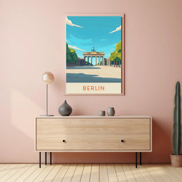 Scenic View of Berlin Poster
