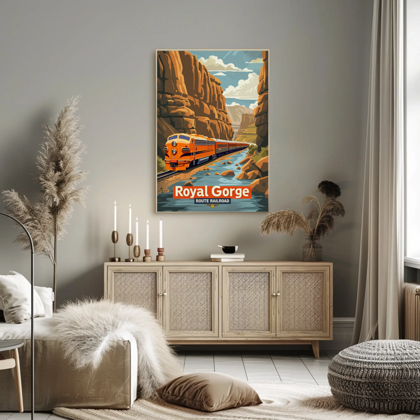 Royal Gorge Route Railroad Canyon Poster Poster