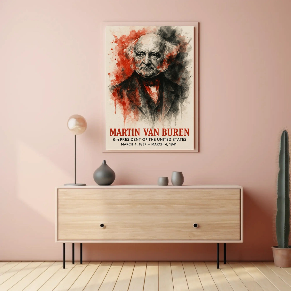 Portrait of Martin Van Buren Historical or Presidential Poster