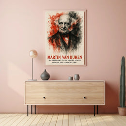 Portrait of Martin Van Buren Historical or Presidential Poster