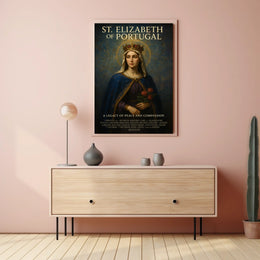 St. Elizabeth of Portugal A Legacy of Peace Poster