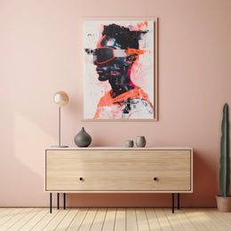 Futuristic Vision Art Print Poster for Modern Home Decor PosterGoat