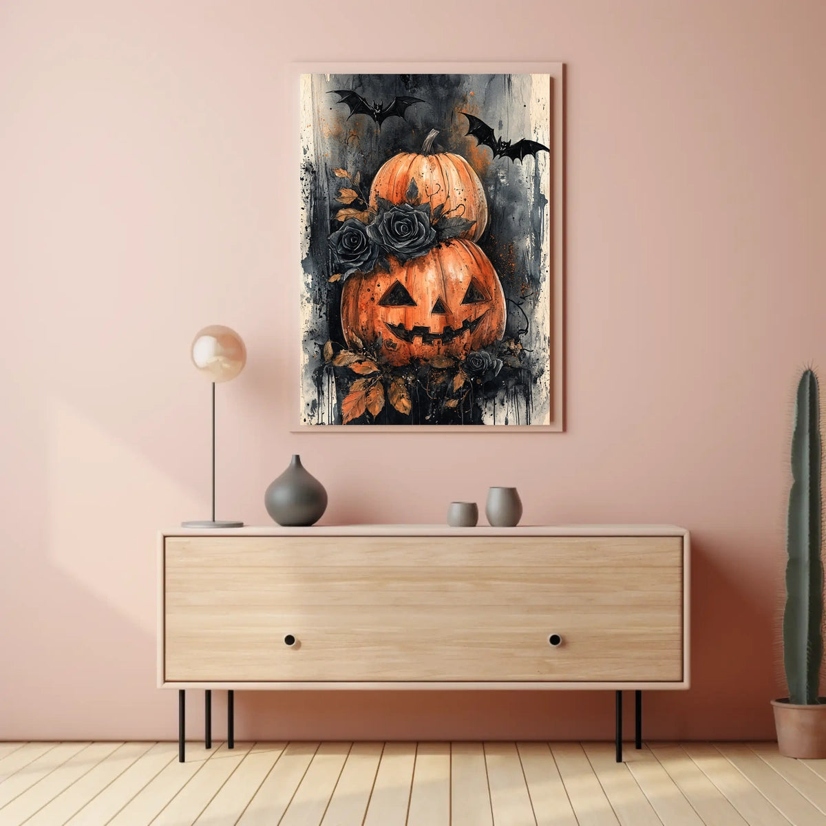 Halloween Classic Jack-o'-Lanterns Artistic Poster