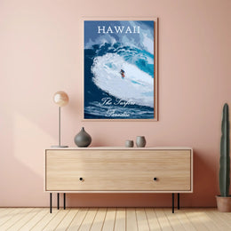 Hawaii Surf Adventure Sports Poster