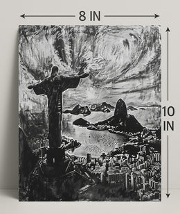 Christ The Redeemer Over Rio Poster