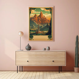 Majestic Mountain Vista Poster