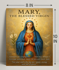 Mary, The Blessed Virgin Poster PosterGoat