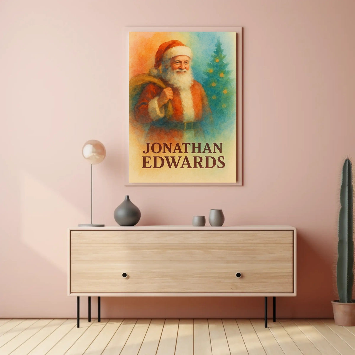 Santa Claus Cozy Christmas Iconic Art Print Cultural or Heritage Poster