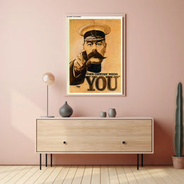 Vintage Military 'Your Country Needs You' Recruitment Poster