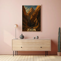 Zion National Park Poster