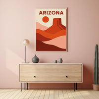 Arizona Desert Landscape Poster