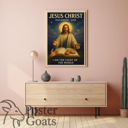 Jesus Christ Spirituality Poster for Inspirational Settings